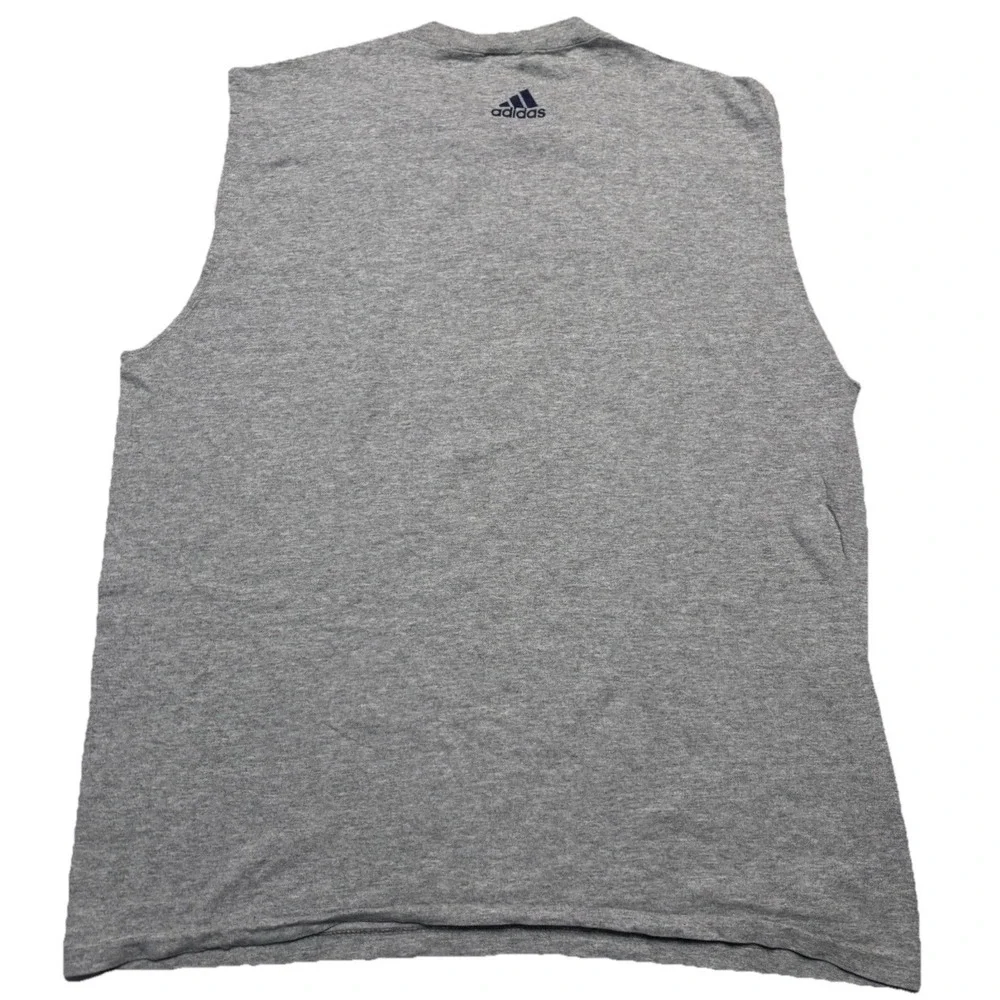 Men's Vintage Adidas‎ Boston Red Sox Sleeveless Grey Shirt Size 2XL